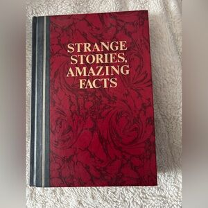 Strange Stories, Amazing Facts Book - Red and Black Cover